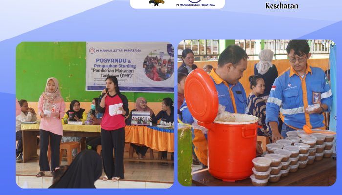 Di Ikuti 67 Bayi dan Balita, PT MLP Gelar Program Cegah Stunting “ABCDE” dan PMT di Desa Molore Pantai