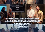 Dorong Kemandirian Ekonomi Desa, Program “Teras Pangan Alenggo” PT Makmur Lestari Primatama Lolos Seleksi Administrasi Apresiasi PPM ESDM 2026