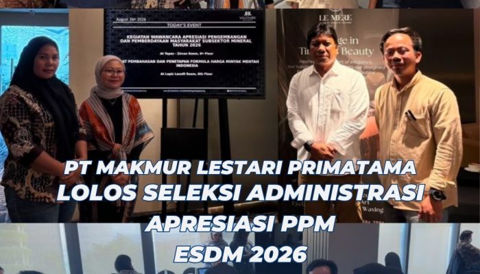 Dorong Kemandirian Ekonomi Desa, Program “Teras Pangan Alenggo” PT Makmur Lestari Primatama Lolos Seleksi Administrasi Apresiasi PPM ESDM 2026
