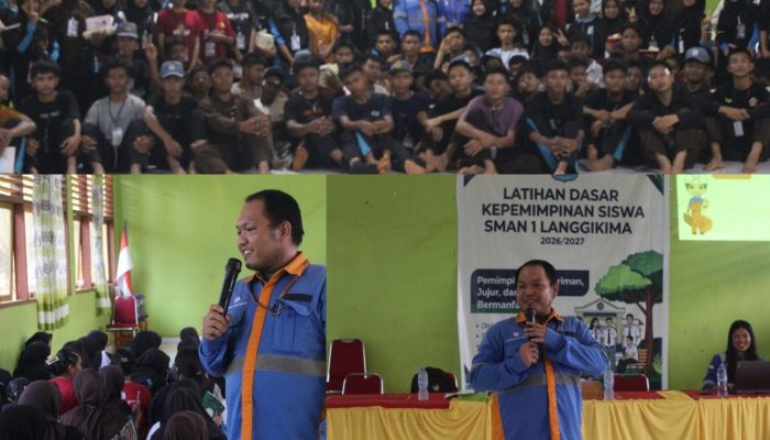 PT MLP dan PT KES Beri Materi Interaktif Pendidikan Karakter dan Disiplin di Kegiatan LDKS SMAN 1 Langgikima Tahun 2026